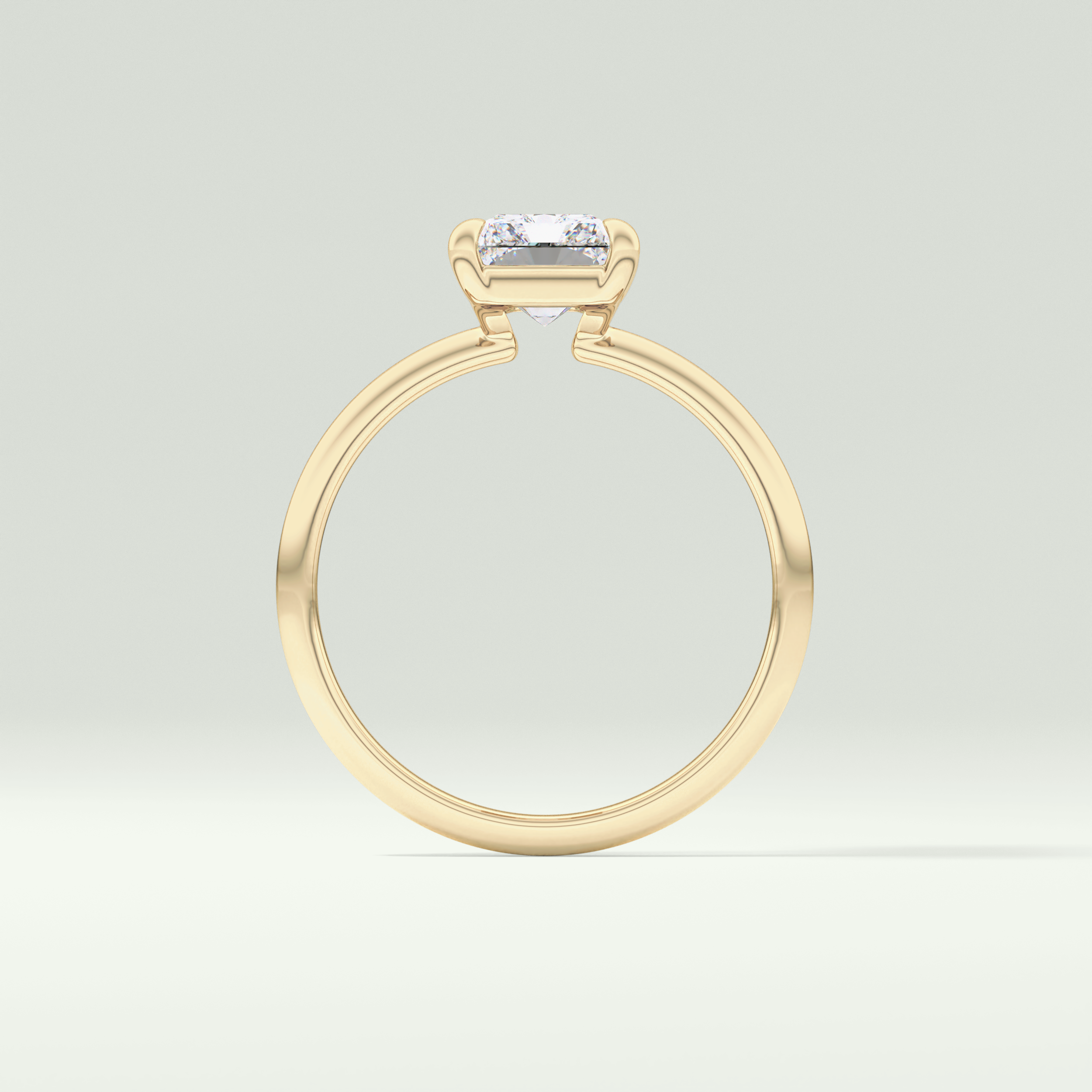 2.0 CT  Radiant Cut Lab Grown Diamond Engagement Ring