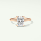 2.0 CT  Radiant Cut Lab Grown Diamond Engagement Ring