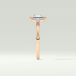 2.0 CT  Radiant Cut Lab Grown Diamond Engagement Ring