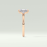 2.0 CT  Radiant Cut Lab Grown Diamond Engagement Ring