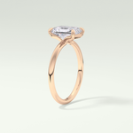 2.0 CT  Radiant Cut Lab Grown Diamond Engagement Ring