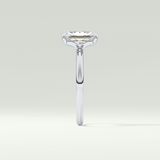 2.0 CT  Radiant Cut Lab Grown Diamond Engagement Ring