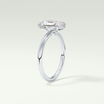 2.0 CT  Radiant Cut Lab Grown Diamond Engagement Ring