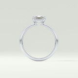 2.0 CT  Radiant Cut Lab Grown Diamond Engagement Ring
