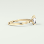 2.0 CT Asscher Cut Solitaire Moissanite Engagement Ring 3
