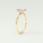 2.0 CT Asscher Cut Solitaire Moissanite Engagement Ring 5