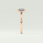 2.0 CT Asscher Cut Solitaire Lab-Grown Diamond Engagement Ring