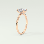 2.0 CT Asscher Cut Solitaire Lab-Grown Diamond Engagement Ring