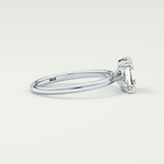 2.0 CT Asscher Cut Solitaire Lab-Grown Diamond Engagement Ring