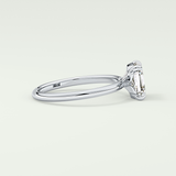 2.0 CT Asscher Cut Solitaire Lab-Grown Diamond Engagement Ring