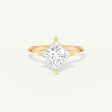 2.0 CT Princess Cut Solitaire Lab-Grown Diamond Engagement Ring
