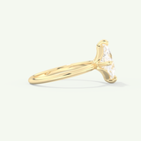 2.0 CT Princess Cut Solitaire Lab-Grown Diamond Engagement Ring