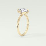 2.0 CT Princess Cut Solitaire Moissanite Engagement Ring 5