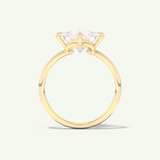 2.0 CT Princess Cut Solitaire Lab-Grown Diamond Engagement Ring