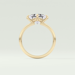 2.0 CT Princess Cut Solitaire Moissanite Engagement Ring 6