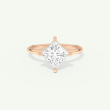2.0 CT Princess Cut Solitaire Lab-Grown Diamond Engagement Ring
