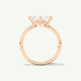 2.0 CT Princess Cut Solitaire Lab-Grown Diamond Engagement Ring