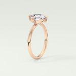 2.0 CT Princess Cut Solitaire Moissanite Engagement Ring 11