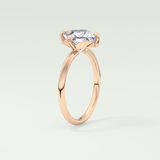 2.0 CT Princess Cut Solitaire Moissanite Engagement Ring 11