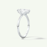 2.0 CT Princess Cut Solitaire Lab-Grown Diamond Engagement Ring