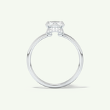 2.0 CT Marquise Cut Hidden Halo Lab-Grown Diamond Engagement Ring