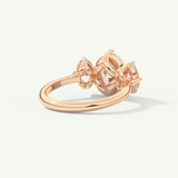 2.0 CT Oval Cut Three Stone Lab-Grown Diamond Engagement Ring