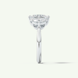 2.0 CT Oval Cut Three Stone Lab-Grown Diamond Engagement Ring