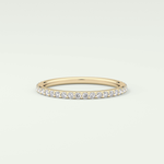 0.5 TCW Round Shaped Lab Grown Diamond Wedding Band