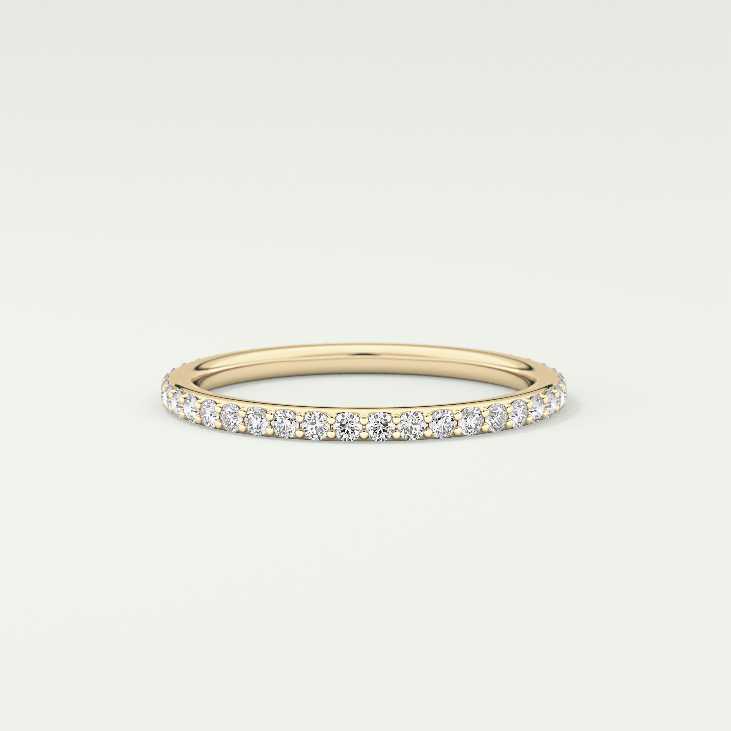 0.5 TCW Round Shaped Lab Grown Diamond Wedding Band