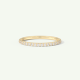 0.5 TCW Round Cut Lab-Grown Diamond Full Eternity Wedding Band