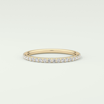 0.5 TCW Round Shaped Lab Grown Diamond Wedding Band