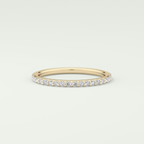 0.5 TCW Round Shaped Lab Grown Diamond Wedding Band