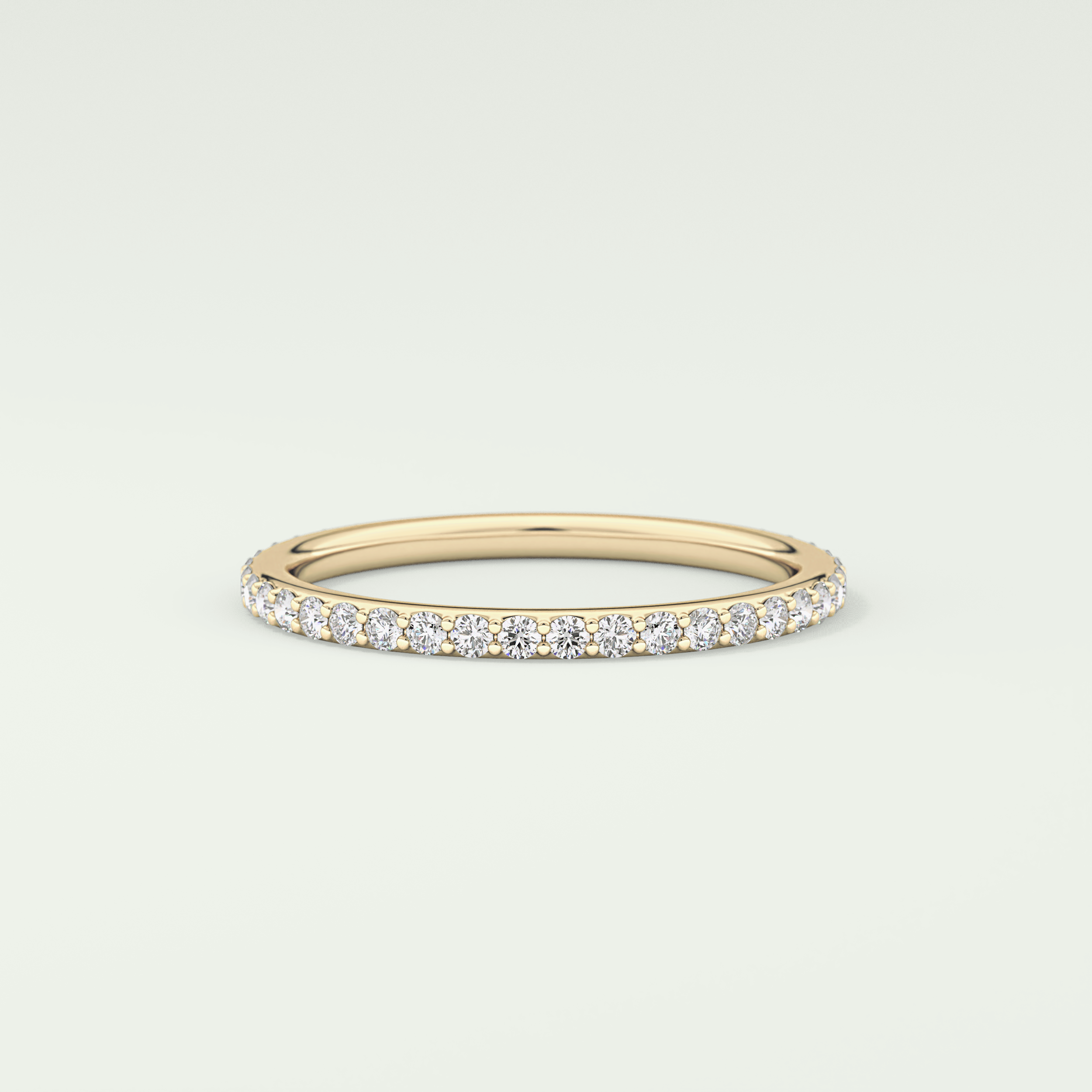 0.5 TCW Round Shaped Lab Grown Diamond Wedding Band