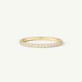 0.5 TCW Round Shaped Moissanite Full Eternity Wedding Band