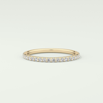 0.5 TCW Round Shaped Lab Grown Diamond Wedding Band