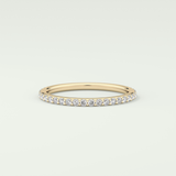 0.5 TCW Round Shaped Lab Grown Diamond Wedding Band