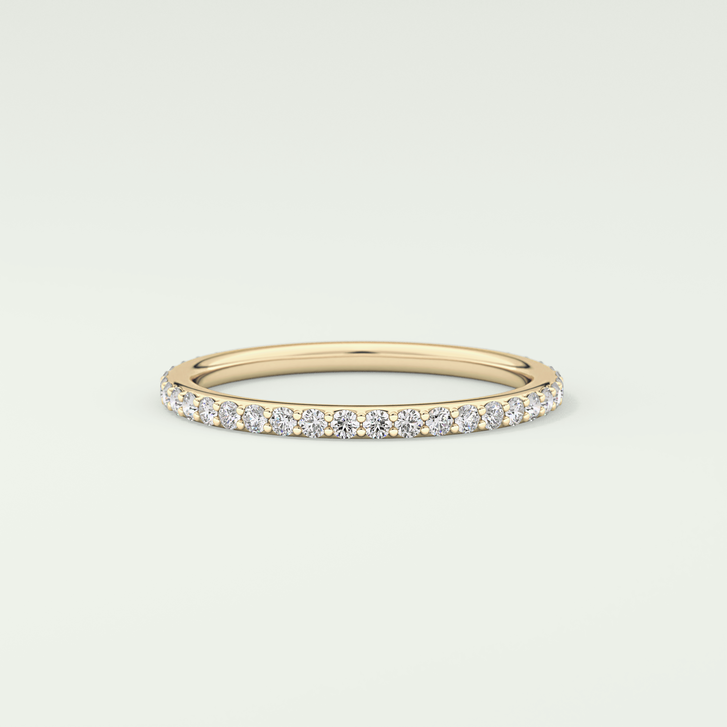 0.5 TCW Round Shaped Lab Grown Diamond Wedding Band