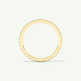 0.5 TCW Round Shaped Moissanite Full Eternity Wedding Band