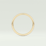 0.5 TCW Round Shaped Lab Grown Diamond Wedding Band