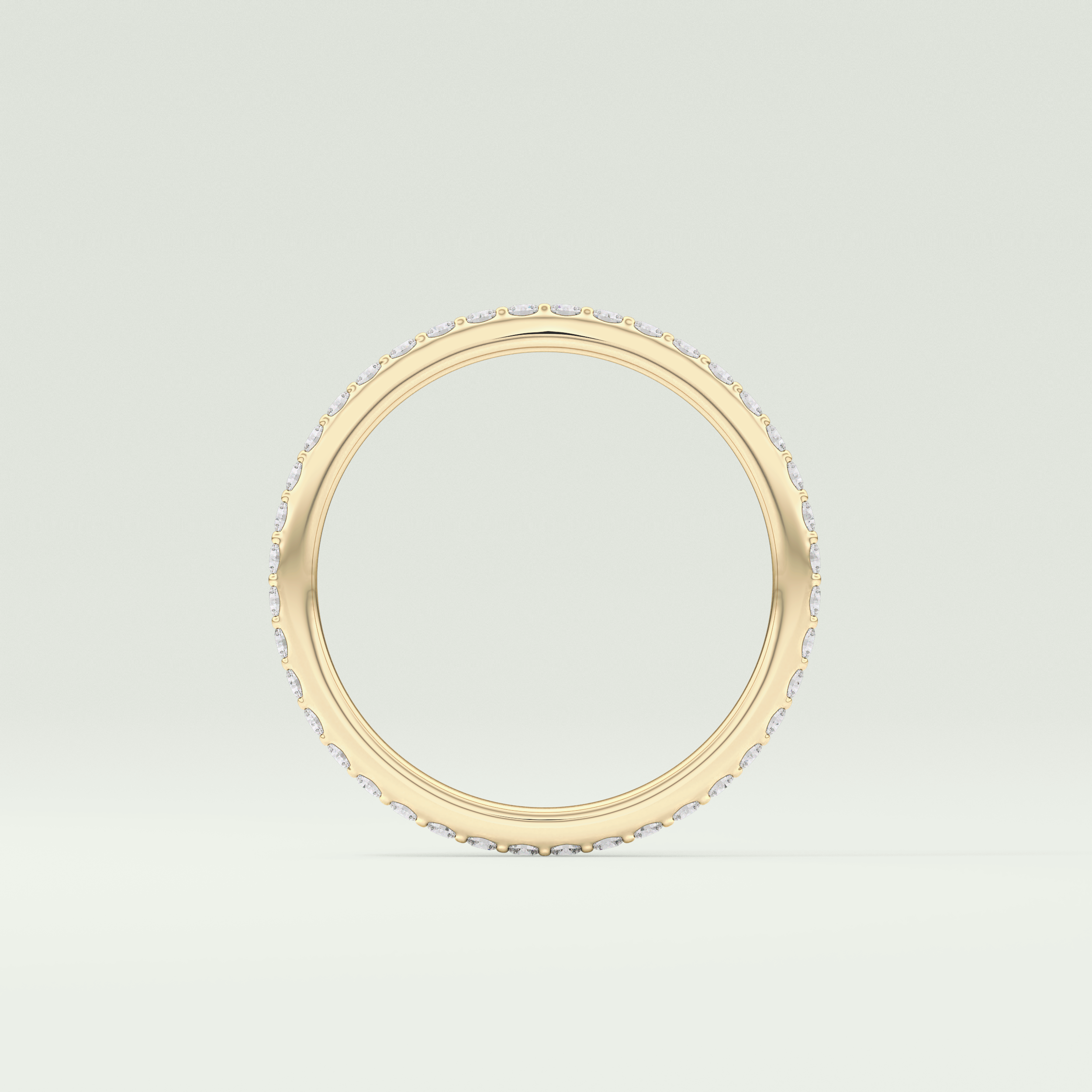 0.5 TCW Round Shaped Lab Grown Diamond Wedding Band