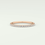 0.5 TCW Round Shaped Lab Grown Diamond Wedding Band