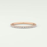 0.5 TCW Round Shaped Lab Grown Diamond Wedding Band
