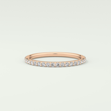 0.5 TCW Round Shaped Lab Grown Diamond Wedding Band