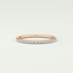 0.5 TCW Round Shaped Lab Grown Diamond Wedding Band
