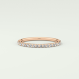0.5 TCW Round Shaped Lab Grown Diamond Wedding Band