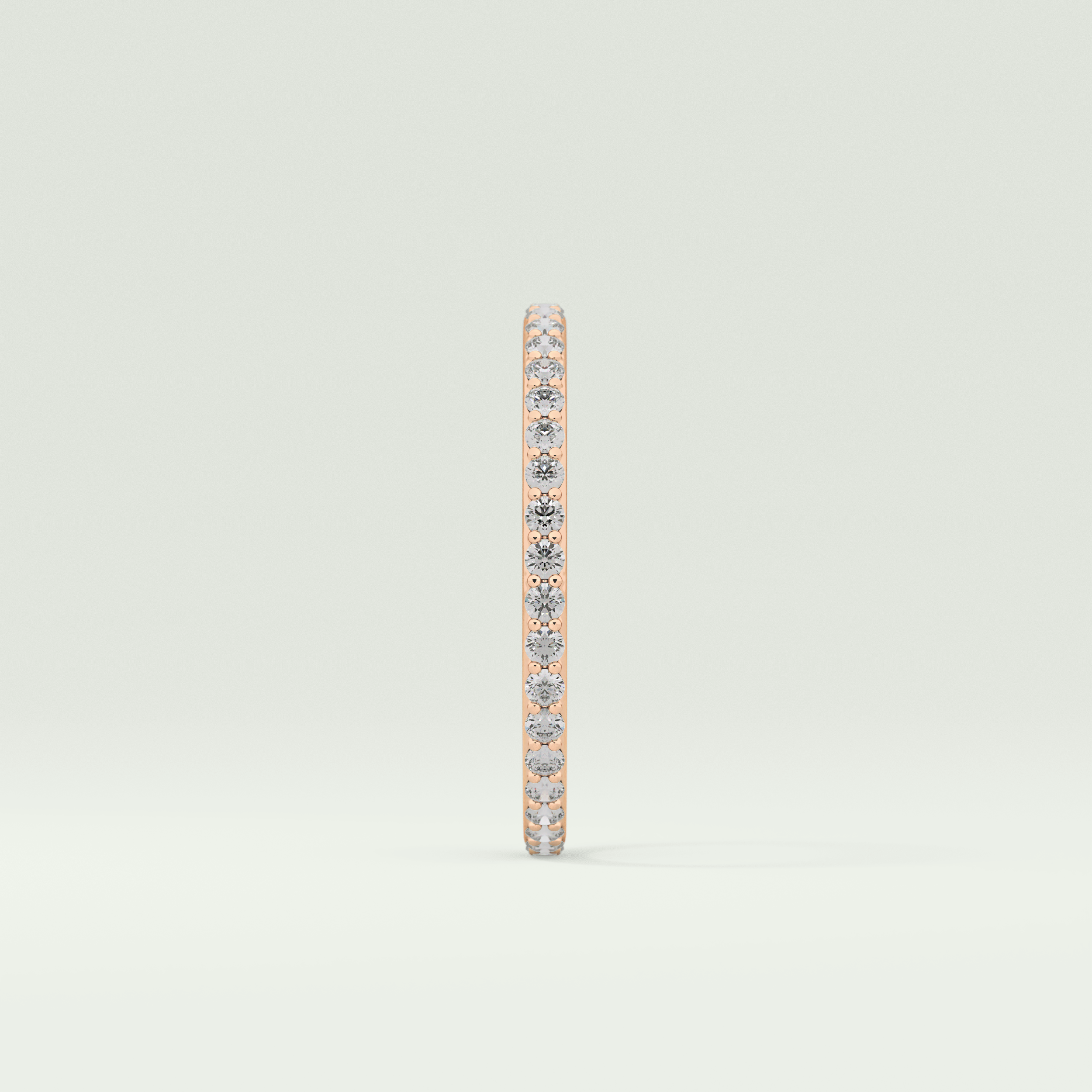 0.5 TCW Round Shaped Lab Grown Diamond Wedding Band