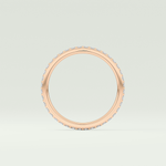 0.5 TCW Round Shaped Lab Grown Diamond Wedding Band