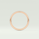 0.5 TCW Round Shaped Lab Grown Diamond Wedding Band