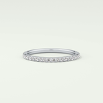 0.5 TCW Round Shaped Lab Grown Diamond Wedding Band