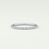 0.5 TCW Round Shaped Lab Grown Diamond Wedding Band